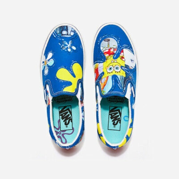 Vans | Shoes | Vans X Sponge Bob Classic Slip On Shoes Sneakers Vna33tbyz |  Poshmark